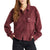 Brixton Bowery Arctic Stretch Long-Sleeve Fleece - Women's Mahogany