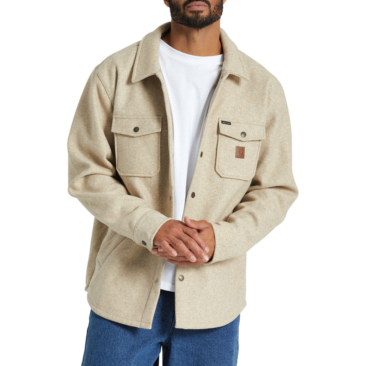 Brixton Durham Reserve Jacket - Men's Oatmeal