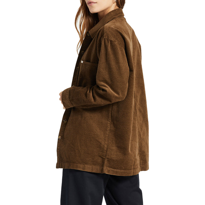 Brixton Dundee Corduroy Overshirt - Women's Desert Palm
