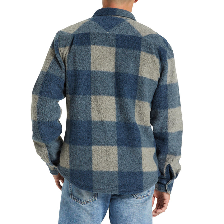 Brixton Bowery Long-Sleeve Arctic Stretch Fleece - Men's Moonlit Ocean/Mojave