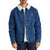 Brixton Beta Lined Coaches Jacket - Men's Worn Indigo