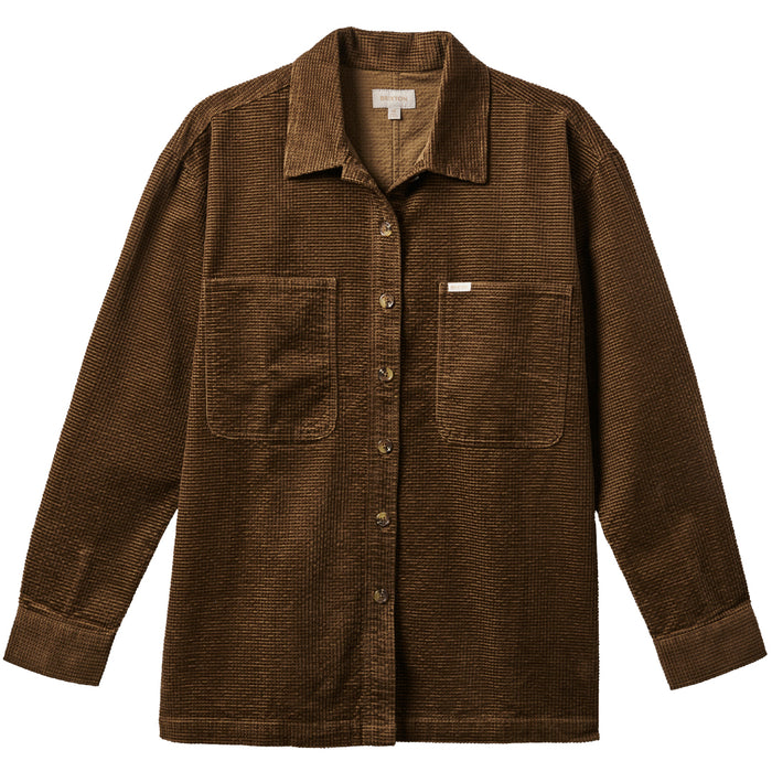 Brixton Dundee Corduroy Overshirt - Women's Desert Palm