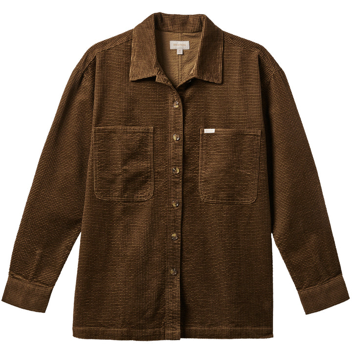 Brixton Dundee Corduroy Overshirt - Women's Desert Palm