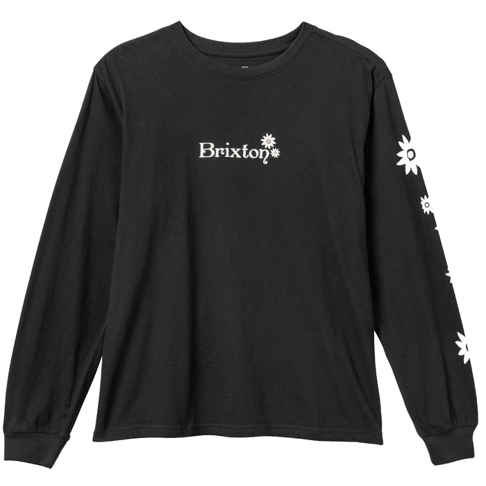 Brixton Gretel Long-Sleeve Boyfriend Tee - Women's Black