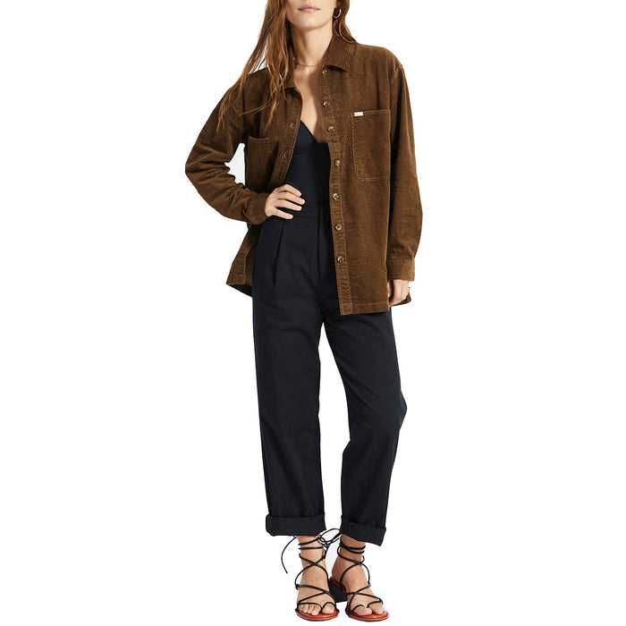 Brixton Dundee Corduroy Overshirt - Women's Desert Palm