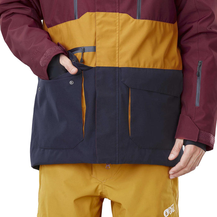 Picture Organic Pure Jacket - Men's Dark Blue Camel
