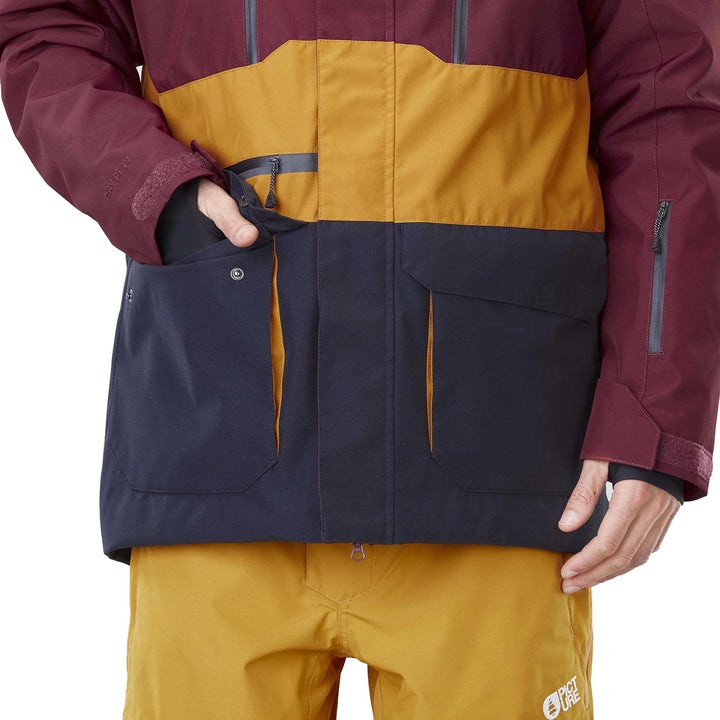 Picture Organic Pure Jacket - Men's Dark Blue Camel