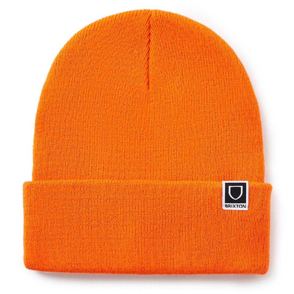 Brixton Harbor Beta Watch Cap Beanie Athletic Orange