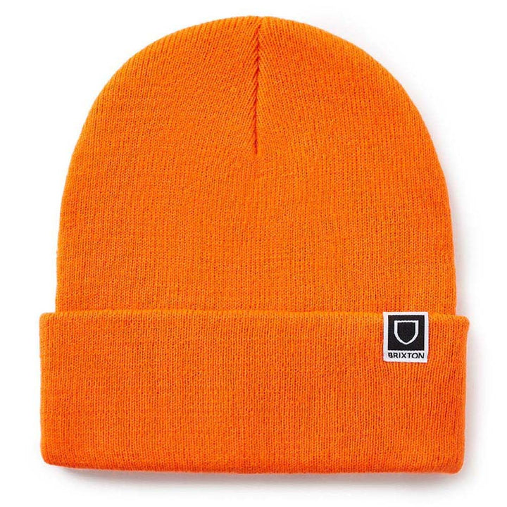 Brixton Harbor Beta Watch Cap Beanie Athletic Orange