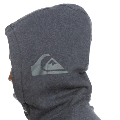 Quiksilver Big Logo Tech Hoodie - Men's Black Heather
