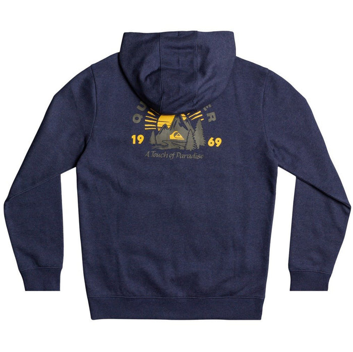 Quiksilver Big Logo Full Zip Hoodie - Men's Insignia Blue
