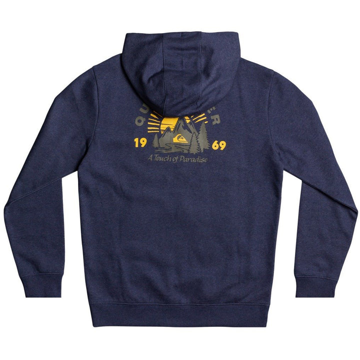 Quiksilver Big Logo Full Zip Hoodie - Men's Insignia Blue