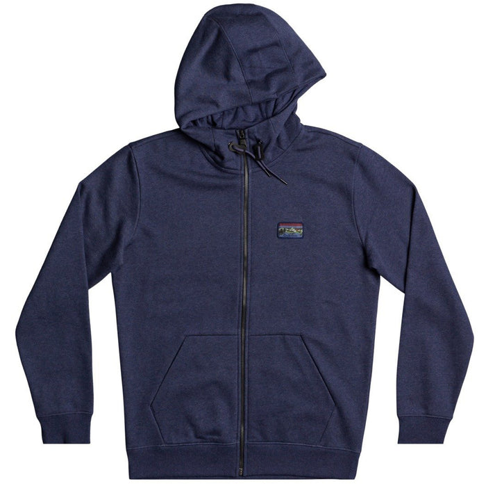 Quiksilver Big Logo Full Zip Hoodie - Men's Insignia Blue