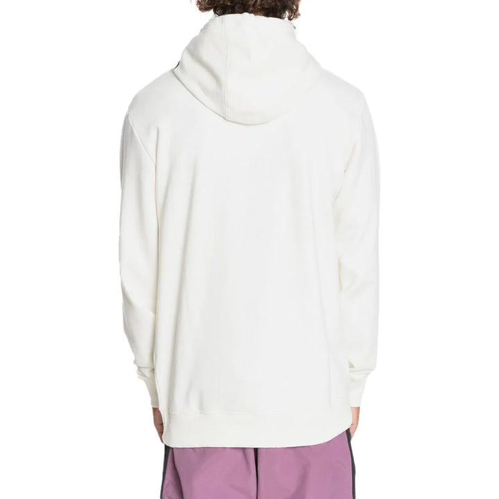 Quiksilver Big Logo Tech Hoodie - Men's Snow White