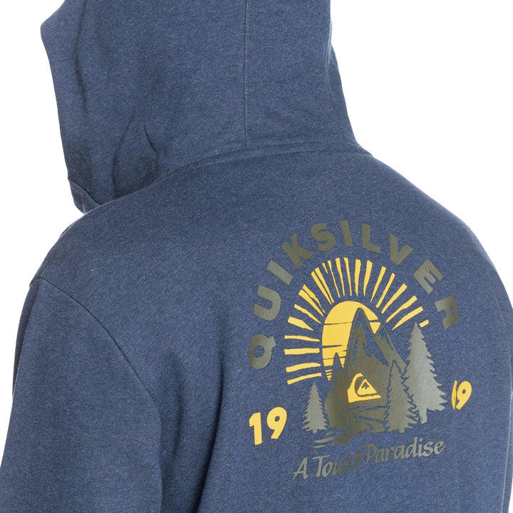 Quiksilver Big Logo Full Zip Hoodie - Men's Insignia Blue