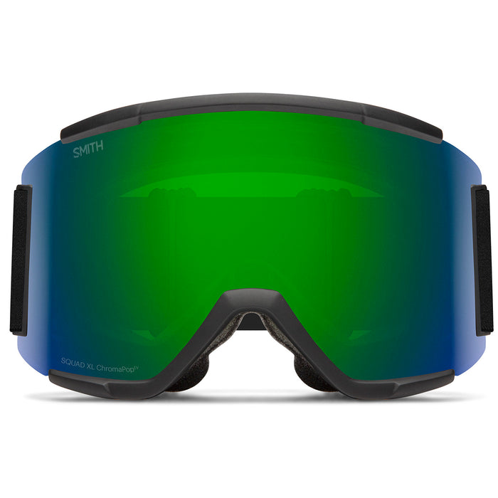 Smith Squad XL Goggles Black/ChromaPop Sun Green Mirror+ChromaPop Storm Rose Flash