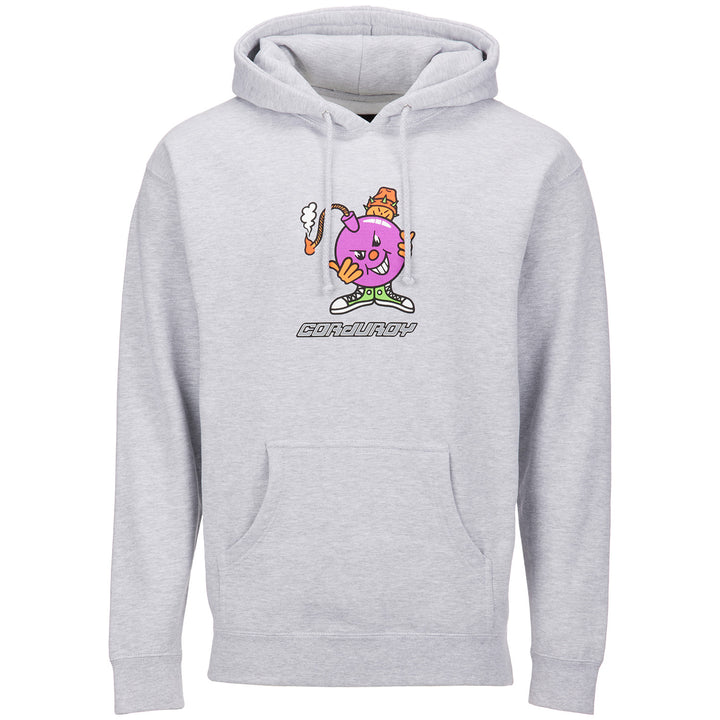 Corduroy Blow Up Hoodie - Men's Ash Grey