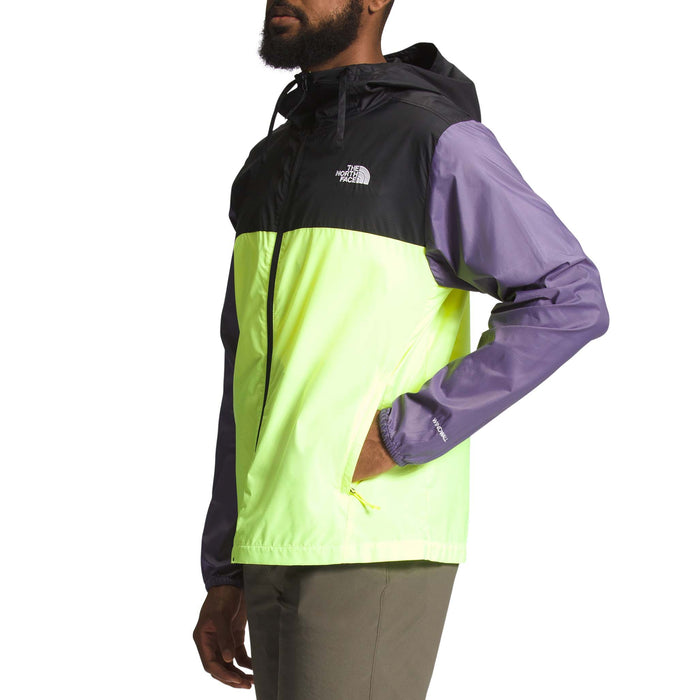 The North Face Cyclone 3 Windbreaker - Men's LED Yellow/TNF Black/Lunar Slate