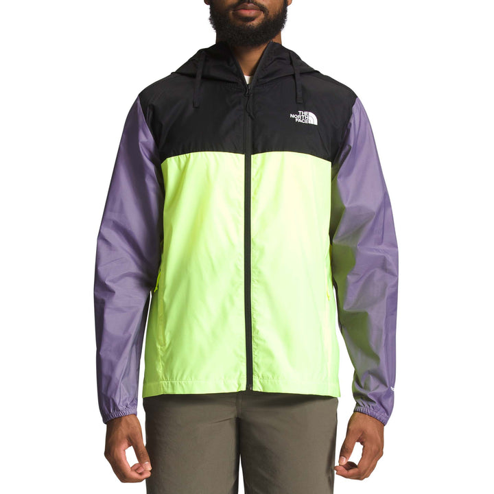 The North Face Cyclone 3 Windbreaker - Men's LED Yellow/TNF Black/Lunar Slate