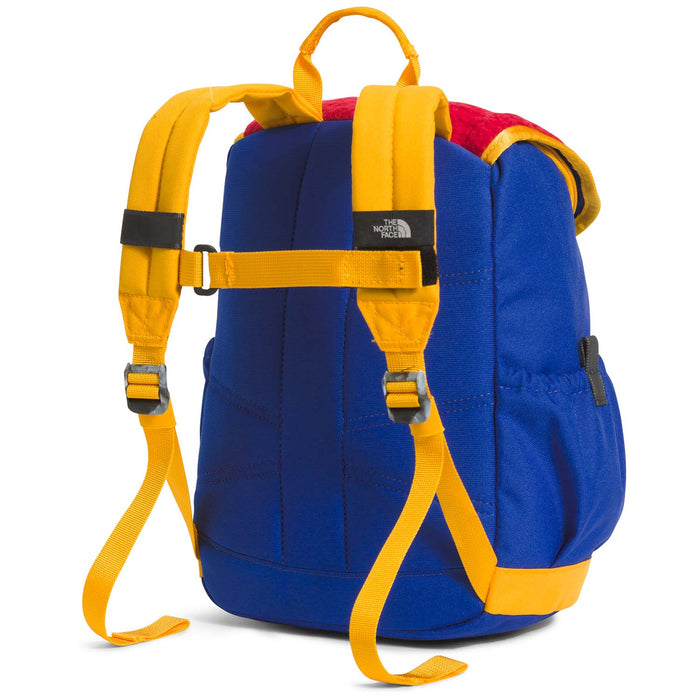 The North Face Mini Explorer Pack - Kids' TNF Red/Deep Grass Green/TNF Blue/Summit Gold