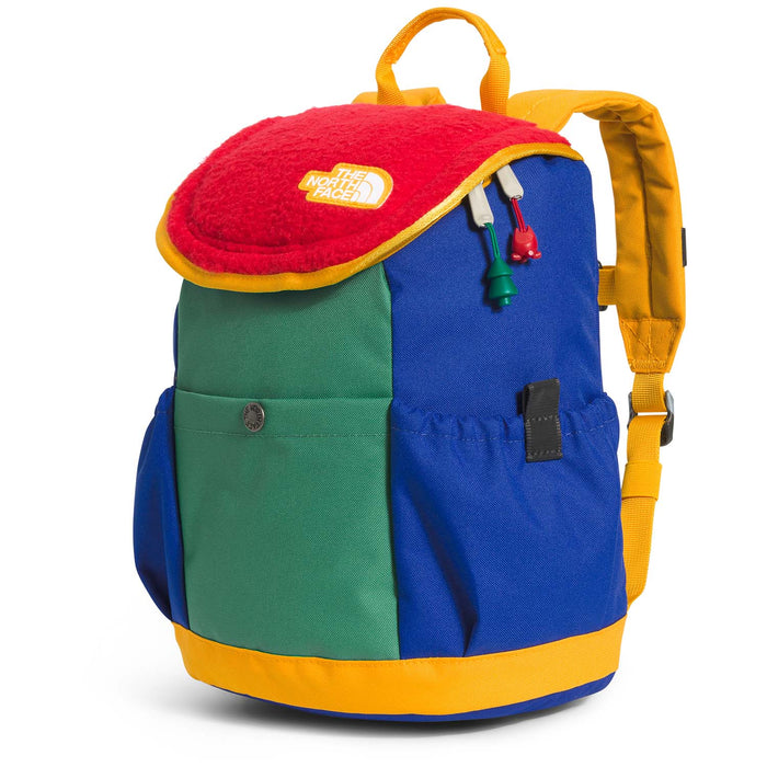 The North Face Mini Explorer Pack - Kids' TNF Red/Deep Grass Green/TNF Blue/Summit Gold