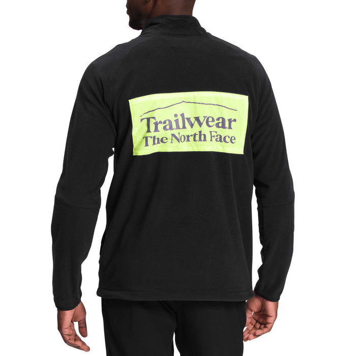 The North Face Trailwear Fantasy Ridge 1/2 Zip Up - Men's TNF Black/LED Yellow