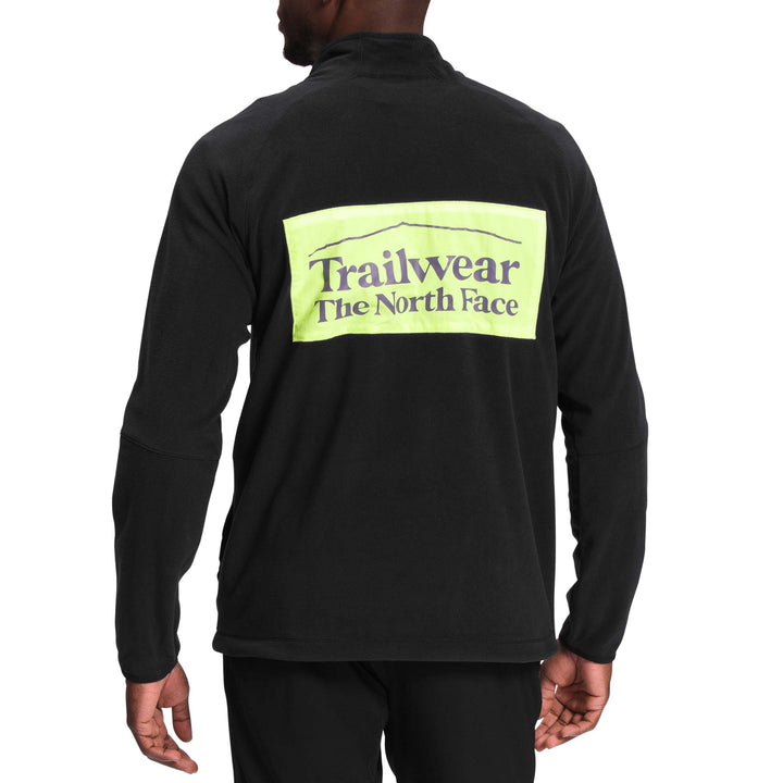 The North Face Trailwear Fantasy Ridge 1/2 Zip Up - Men's TNF Black/LED Yellow