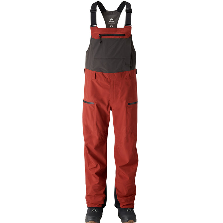 Jones Shralpinist Stretch Bibs - Men's Obsidian Red