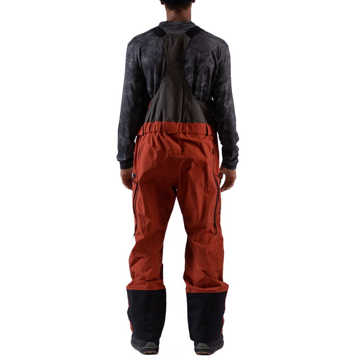 Jones Shralpinist Stretch Bibs - Men's Obsidian Red