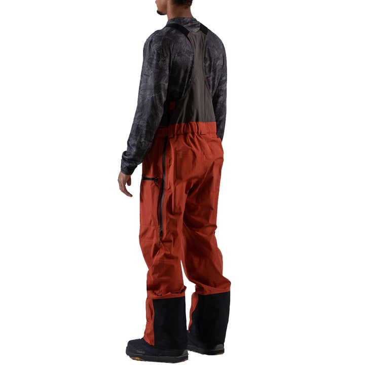 Jones Shralpinist Stretch Bibs - Men's Obsidian Red
