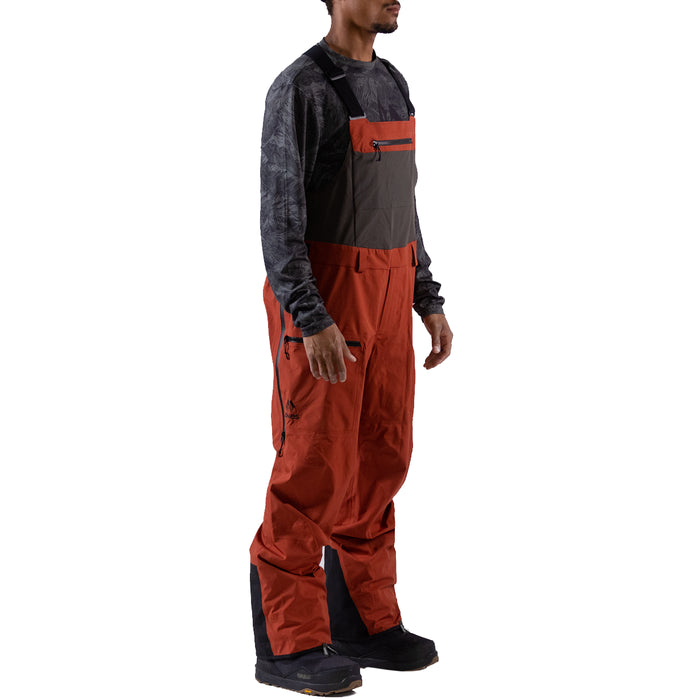 Jones Shralpinist Stretch Bibs - Men's Obsidian Red