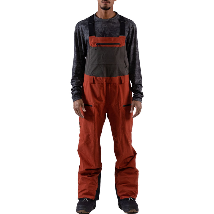 Jones Shralpinist Stretch Bibs - Men's Obsidian Red