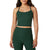 Beyond Yoga Spacedye Slim Racerback Cropped Tank Top - Women's Forest Green- Pine