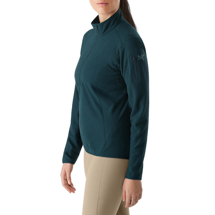 Arc'teryx Delta LT Zip Neck Top - Women's Labyrinth
