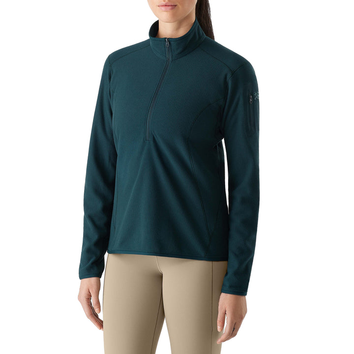 Arc'teryx Delta LT Zip Neck Top - Women's Labyrinth