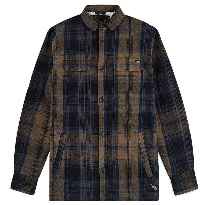 Vans Howard Long-Sleeve Woven Shirt - Men's Black/Canteen