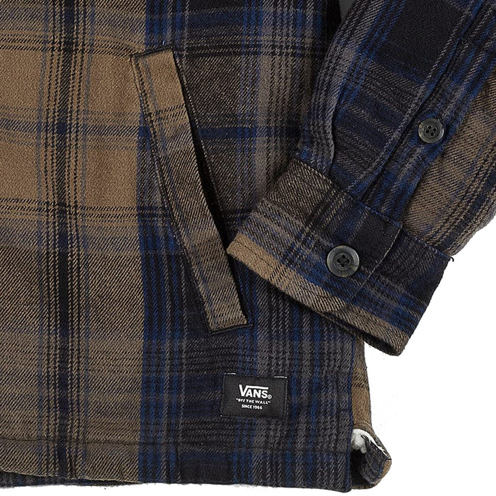 Vans Howard Long-Sleeve Woven Shirt - Men's Black/Canteen