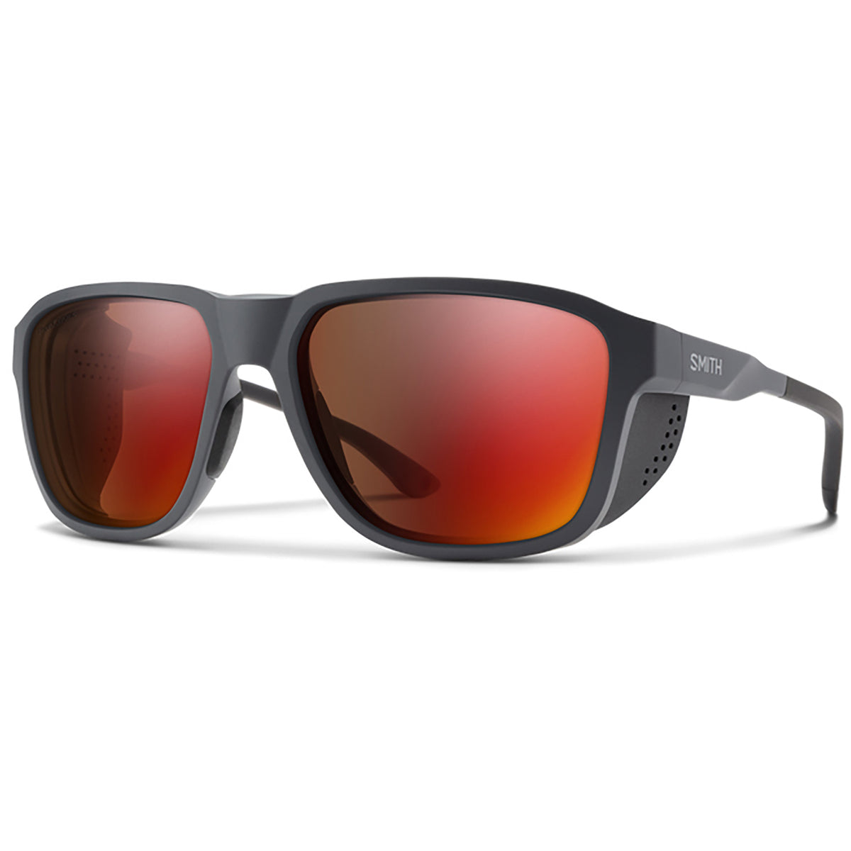 Smith Embark Sunglasses Matte Slate/ChromaPop Glacier Photochromic Copper Red Mirror