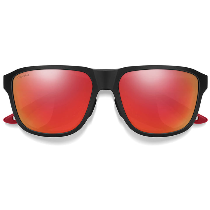 Smith Embark Sunglasses TNF Matte Black/Horizon Red/ChromaPop Polarized Red Mirror