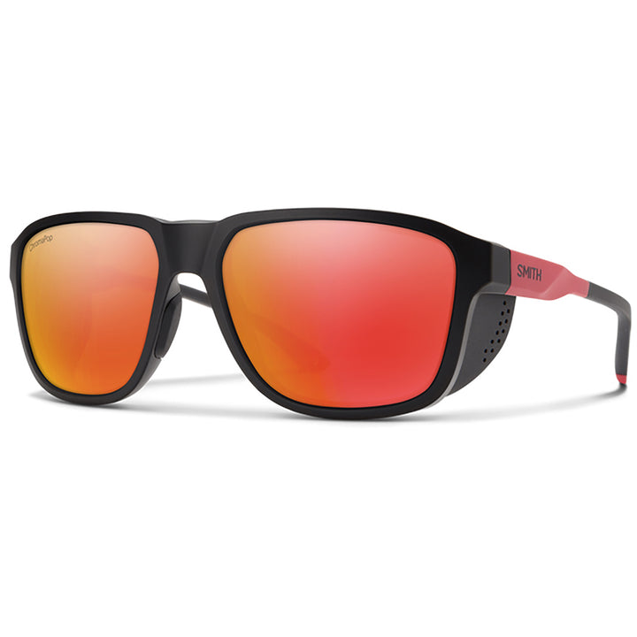 Smith Embark Sunglasses TNF Matte Black/Horizon Red/ChromaPop Polarized Red Mirror