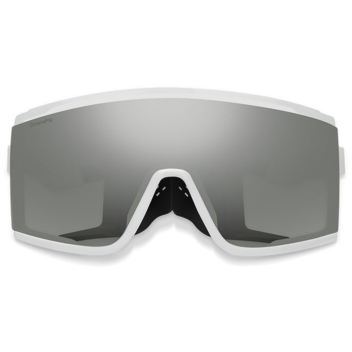Smith Pursuit Sunglasses White/ChromaPop Platinum Mirror+Clear