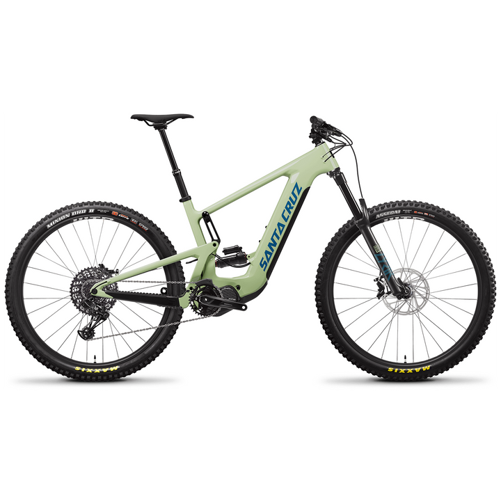Santa Cruz Bicycles Heckler 9 C R E-Mountain Bike 2023 Gloss Avocado Green