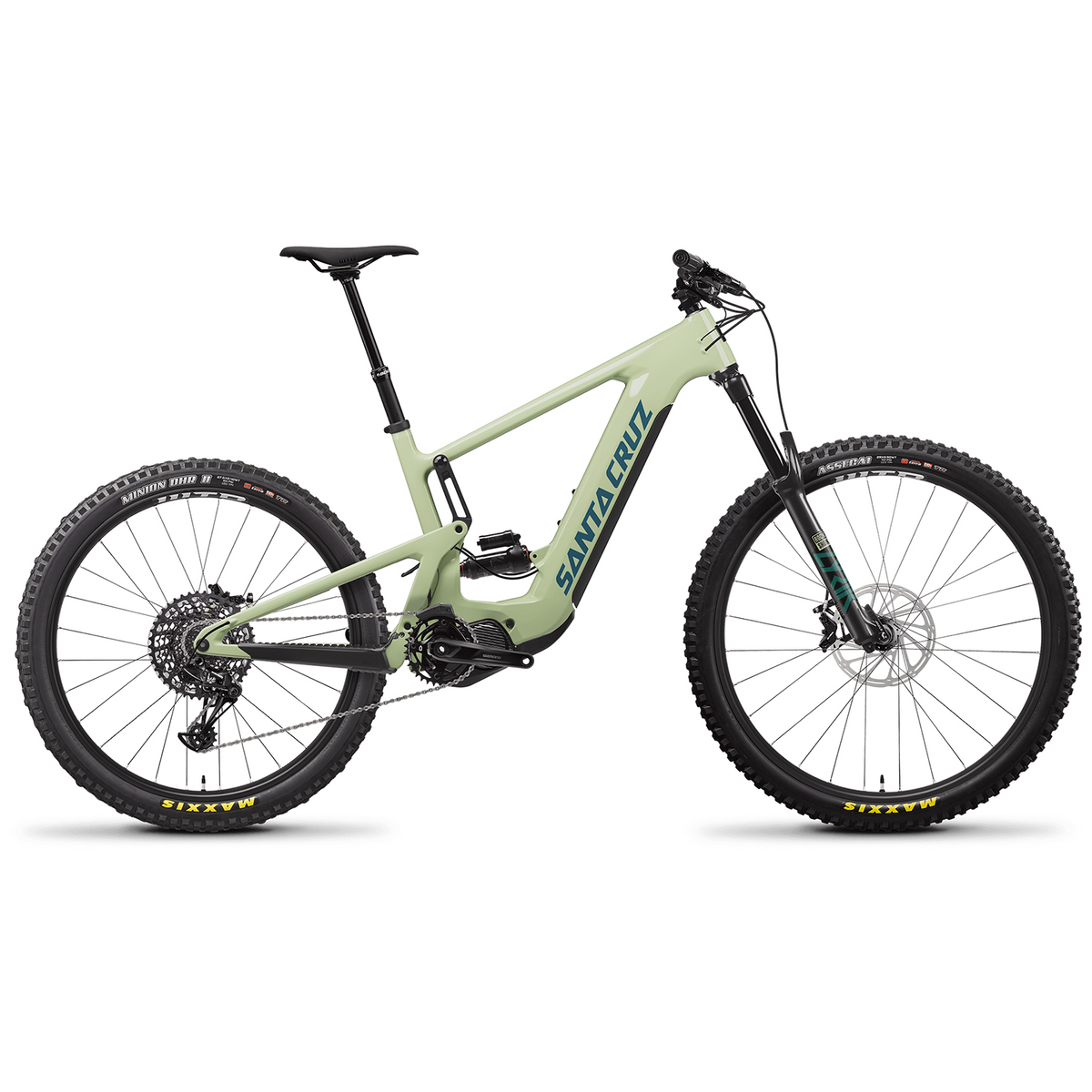 Santa Cruz Bicycles Heckler 9 MX C R E-Mountain Bike 2023 Gloss Avocado Green