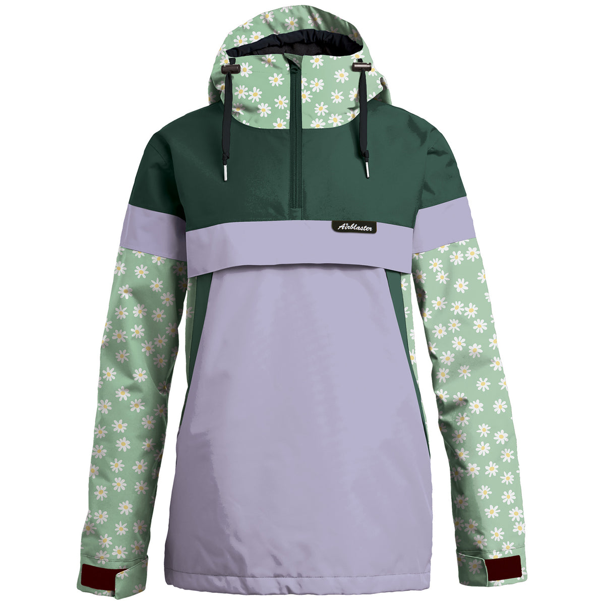 Airblaster Lady Trenchover Jacket - Women's Mallard/Mint/Daisy