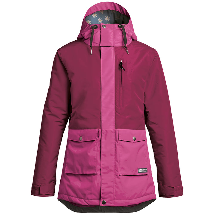 Airblaster Stay Wild Parka - Women's Plum/Magenta