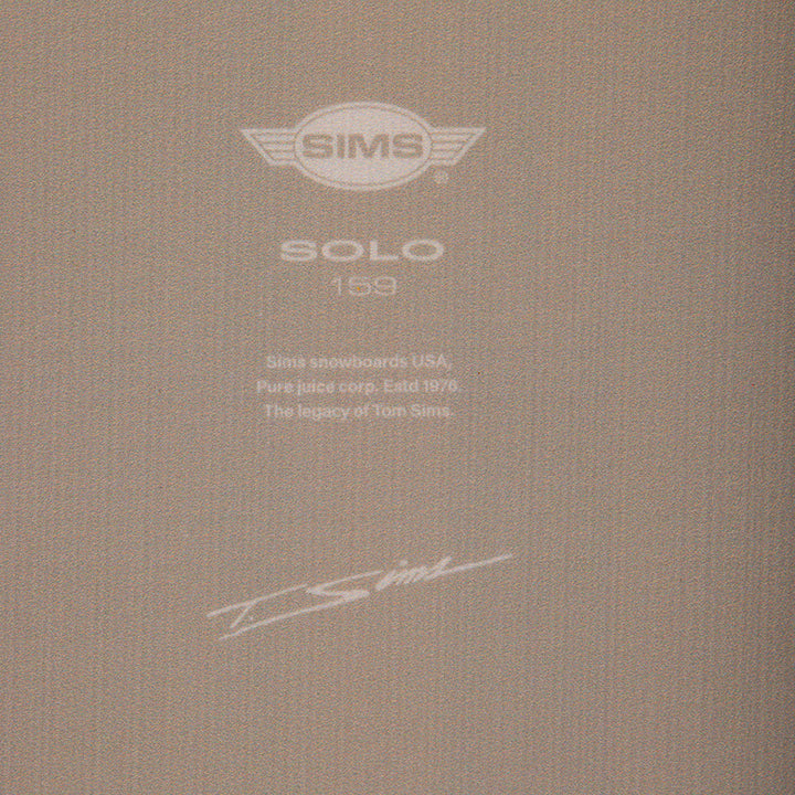 Sims Solo Snowboard 2023