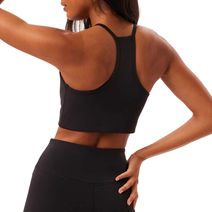 Girlfriend Collective Colette Halter Bra - Women's Black