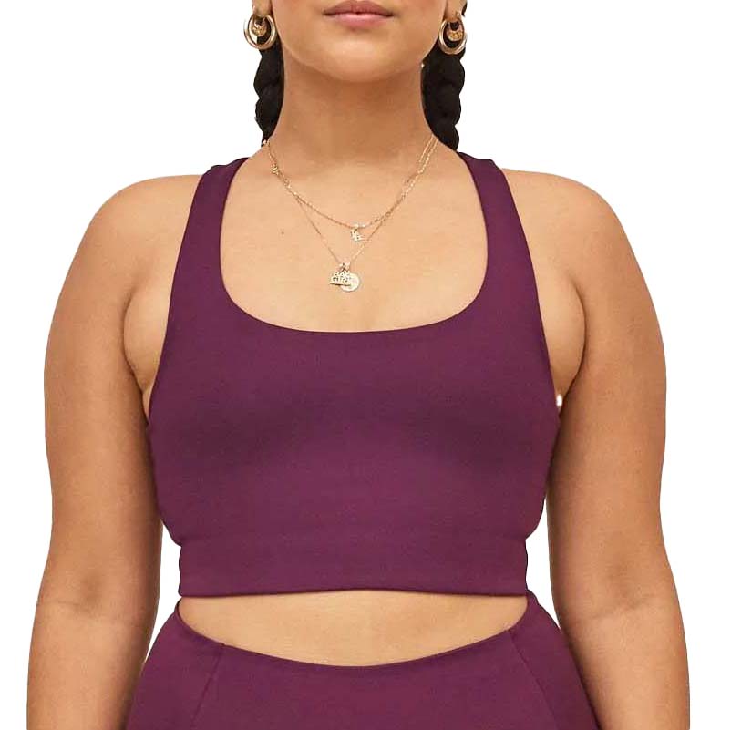 Girlfriend Collective Paloma Racerback Bra - Women's Plum