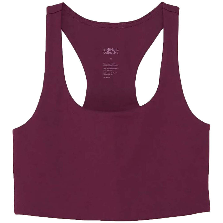 Girlfriend Collective Paloma Racerback Bra - Women's Plum
