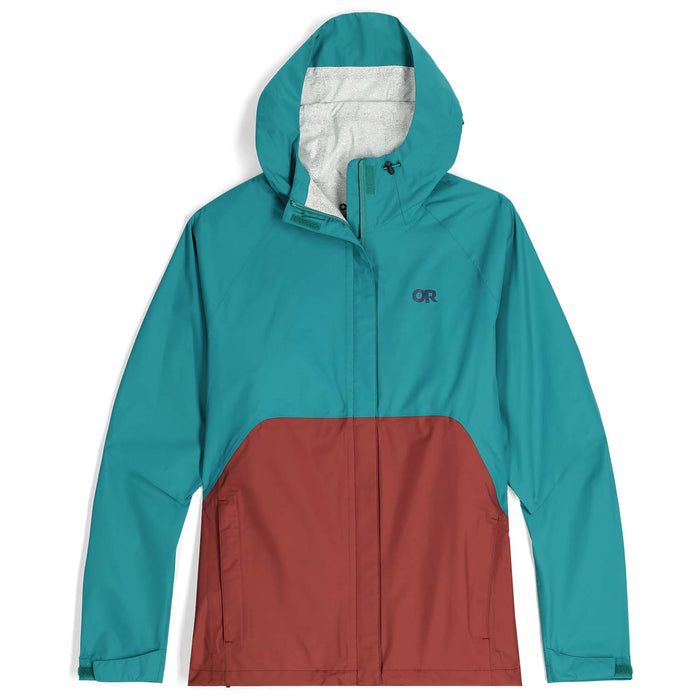 Outdoor Research Apollo Rain Jacket - Women's Tropical/Brick